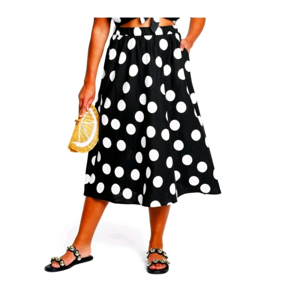 Tabitha Brown x Target Polka Dot Skirt